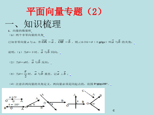 平面向量专题(优秀经典专题及答案详解)