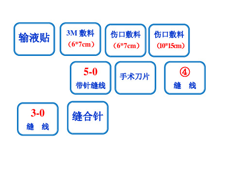 急救室抽屉物品标识模板 急诊抢救室抽屉物品标签