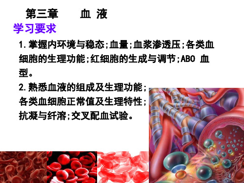 第三节 生理止血血液凝固与纤维蛋白溶解