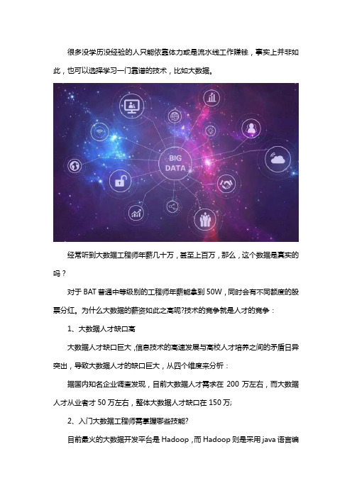 没学历的人学什么技术好