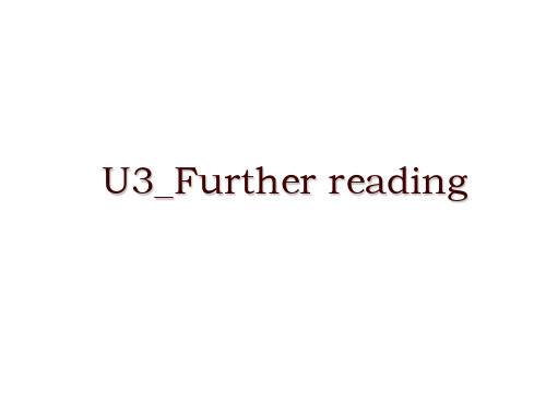 U3_Further reading