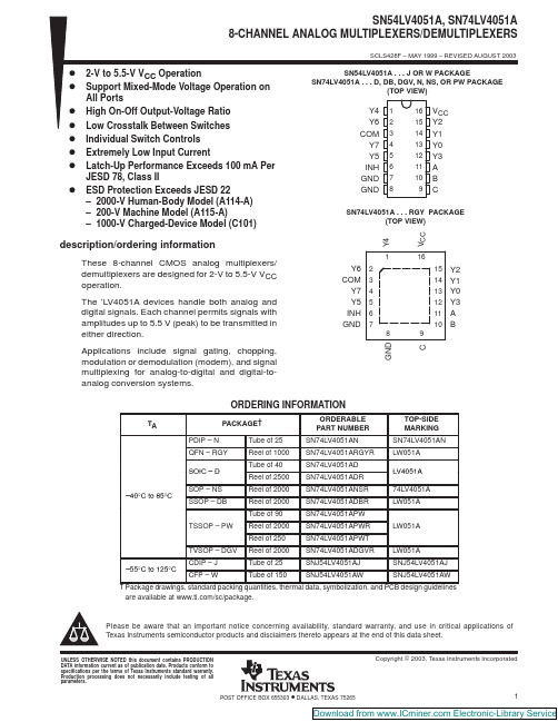 SN74LV4051A