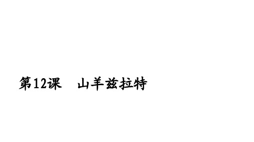 2020人教版语文选修外国小说欣赏课件：第12课山羊兹拉特 