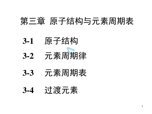 原子结构与元素周期表课件