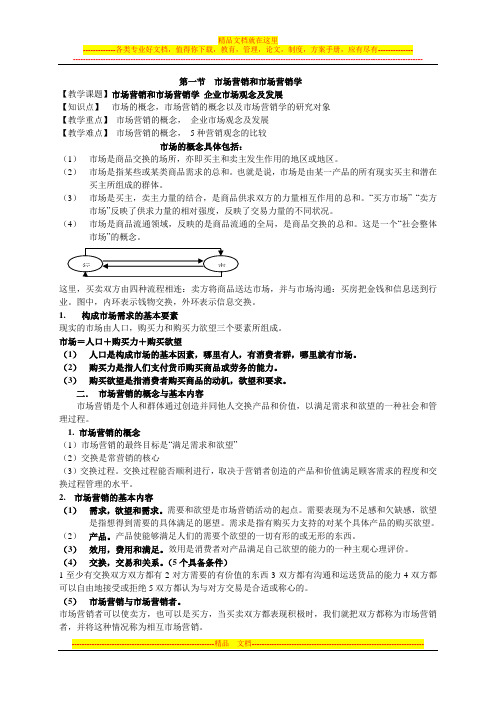 市场营销学电子教案