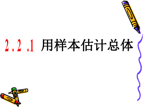 高中数学2.2.1用样本的频率分布估计总体分布优秀课件