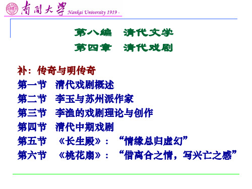 第四章  清代戏剧