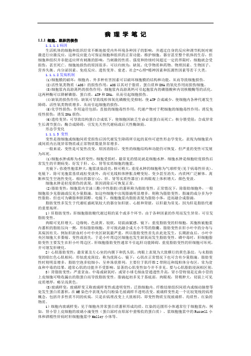 病理学学习笔记整理