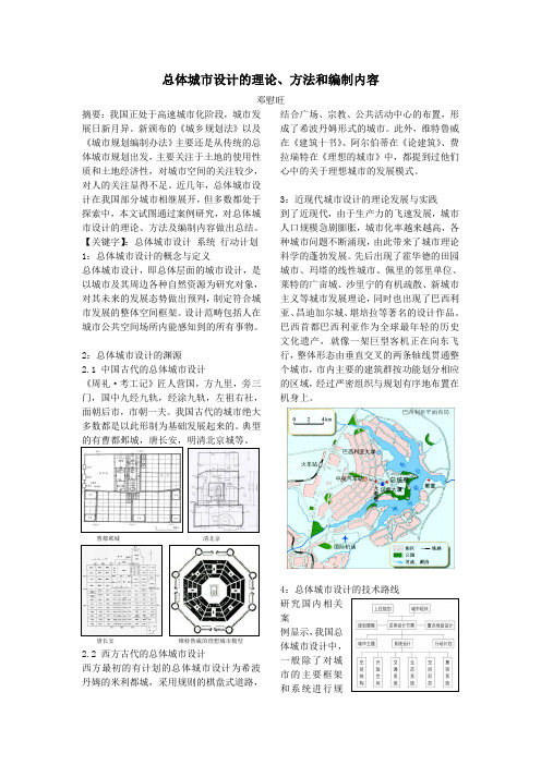 总体城市设计的一般理论和方法最终