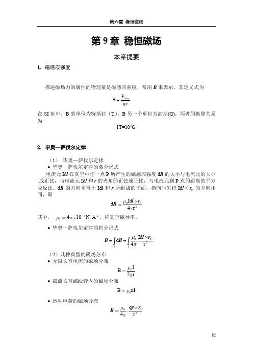 【VIP专享】大学基础物理学答案(习岗)  稳恒磁场