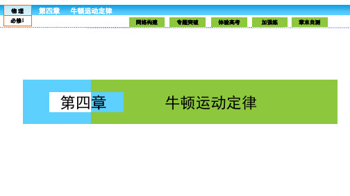 (人教版)高中物理必修1课件：第4章 牛顿运动定律4 章末高效整合 