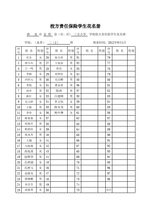 校方责任保险