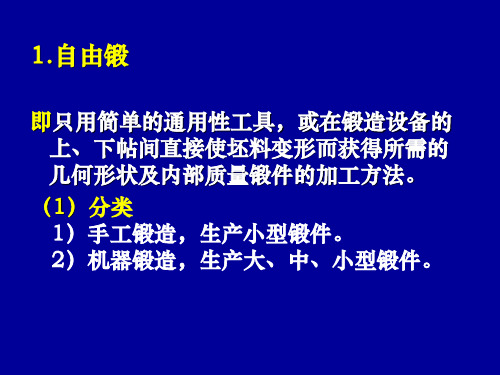 材料成型技术--第三章锻压3.2