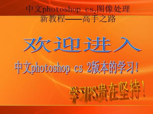 中文photoshop_cs8.0高手之路(理论部分结合实践)