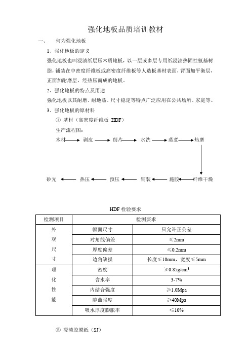 浸渍纸层压木质地板培训教材