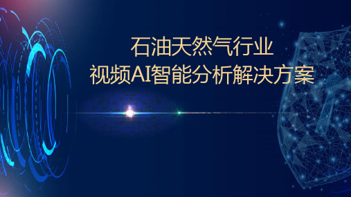 石油天然气行业AI视频分析解决方案V1