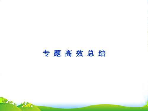 (江苏专用)高考历史一轮复习 专题十六 专题高效总结课件 新人教必修3