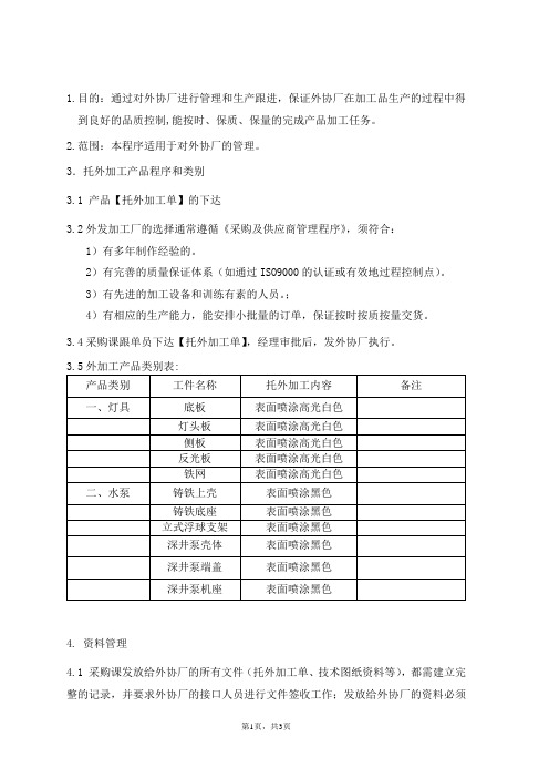 外发加工管理规定