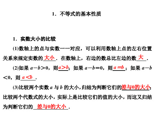 不等式的基本性质 课件