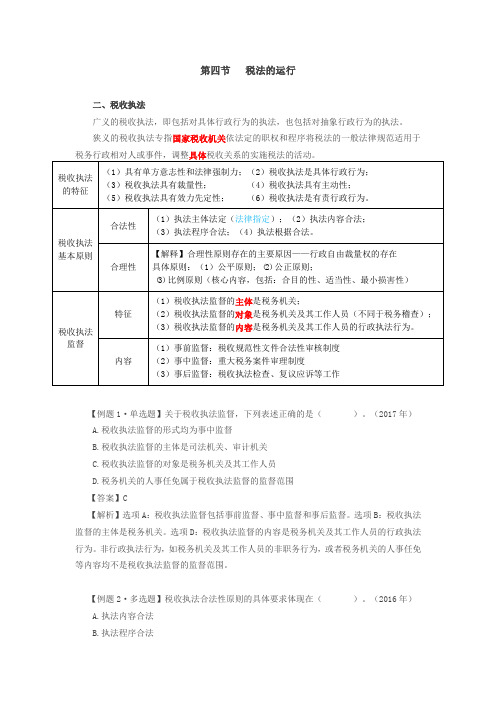 07-2018税法一-第一章(第四节) - 税法的运行(2)