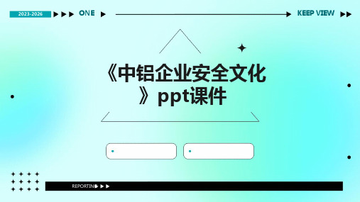 《中铝企业安全文化》课件