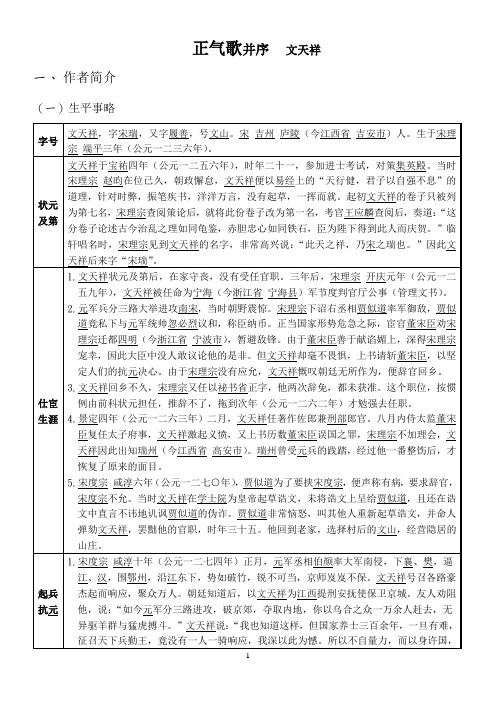 正气歌并序(自学版)