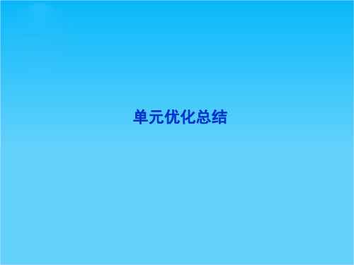 【优化方案】历史岳麓版必修Ⅱ精品课件第四单元单元优化总结