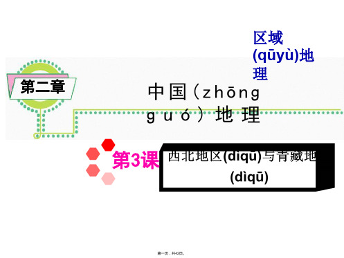 学海导航届高三地理一轮总复习课件区域地理第章西北地区与青藏地区