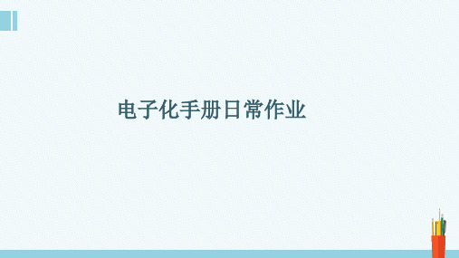 报关实务课件-电子化手册日常作业