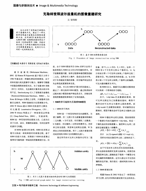 无取样受限波尔兹曼机的图像重建研究