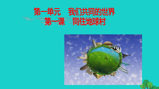 九年级道德与法治下册第一单元第一课同住地球村第2框复杂多变的关系pptx教学课件人教部编版