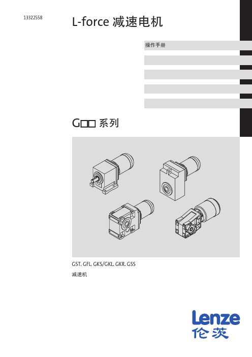 操作手册 G GST, GFL, GKS GKL, GKR, GSS 减速机 L-force 减速电