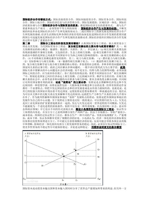 国际经济合作