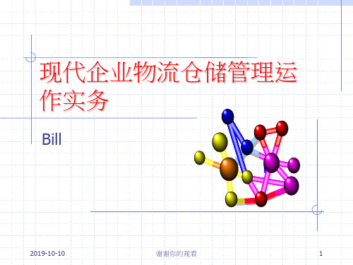 现代企业物流仓储管理运作实务.ppt