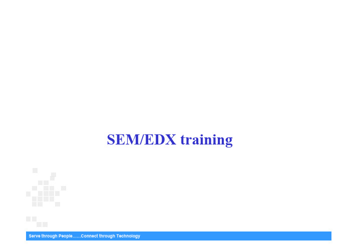 SEM-EDX 参数选择