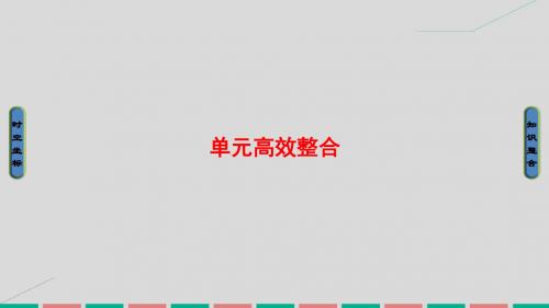 2017届高考历史一轮复习 第五单元 复杂多样的当代世界单元高效整合课件