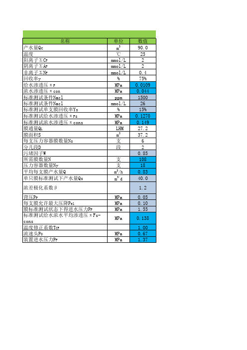 高压泵扬程手算