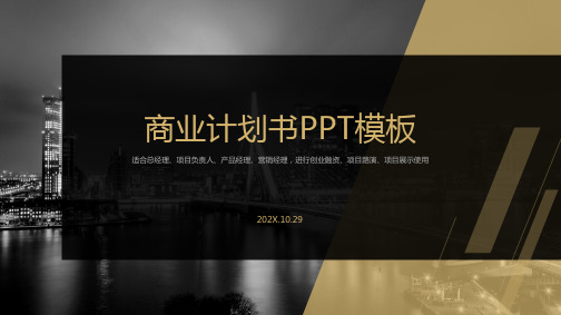 商业计划书PPT模板