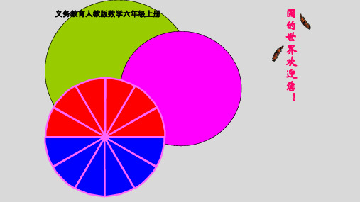 人教新课标六年级上册数学《 圆的面积》 课件