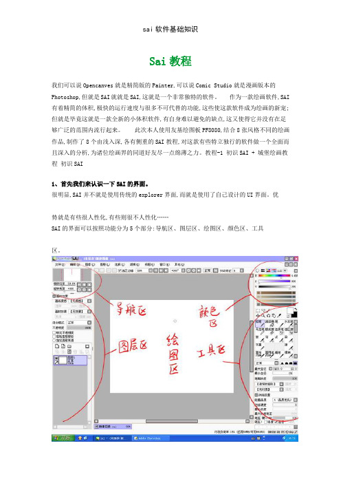 sai软件基础知识