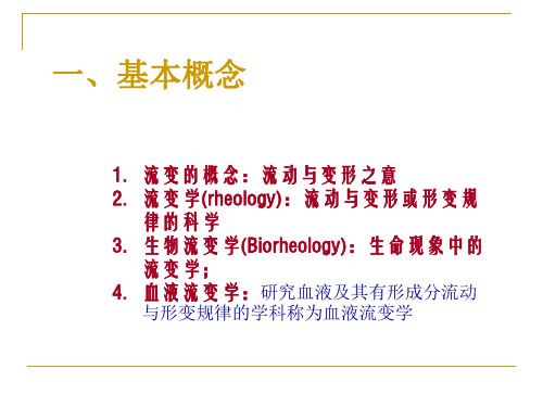 血液流变学PPT课件