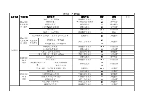 亲子共读书目