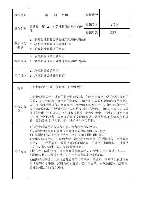 急性胰腺炎教案45