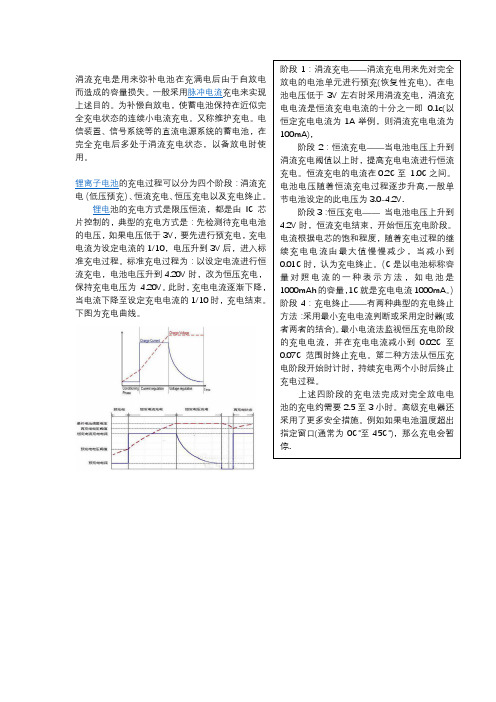 锂离子电池充放电过程