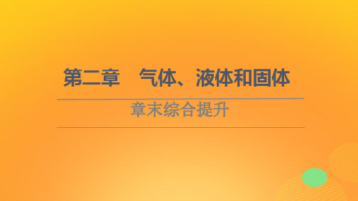 新教材高中物理第2章气体液体和固态章末综合提升课件粤教版选择性