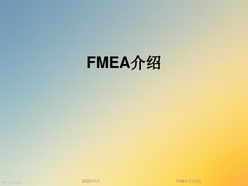 FMEA介绍[1]