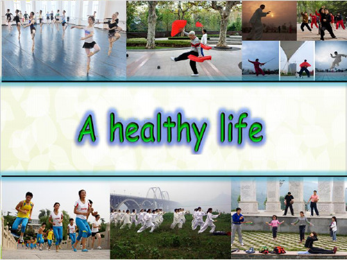 高三英语一轮复习-人教版选修6 Unit3 A healthy life 阅读与写作整合