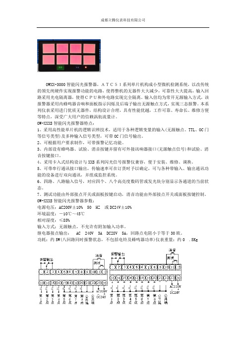 OWXX-3000智能闪光报警器