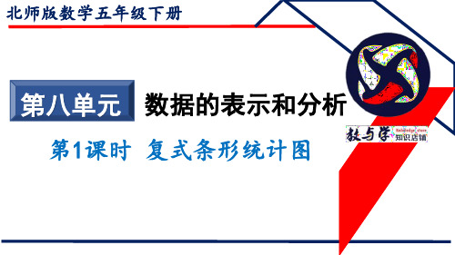 北师大版数学五年级下册第八单元数据的表示和分析第一课时复式条形统计图课件