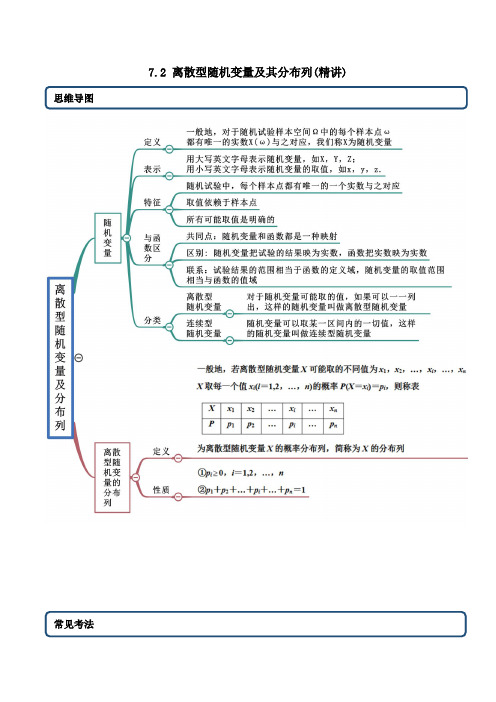 2023版高中数学新同步精讲精炼(选择性必修第三册) 7